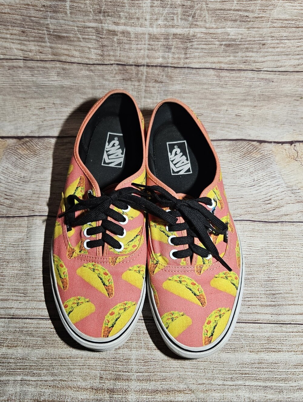 Vans authentic canvas low top Late Night Taco Print sneakers - Picture 3 of 9